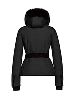 Hida Tech-Fabric & Faux Fur Ski Jacket