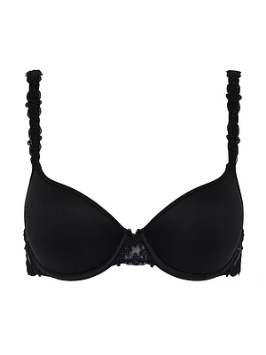 Smooth Custom-Fit Lace Trim Bra