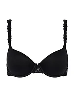 Smooth Custom-Fit Lace Trim Bra