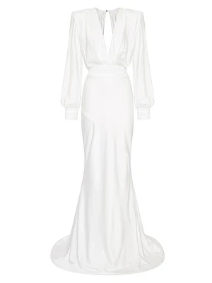 Signature Betsy Bias-Cut Gown