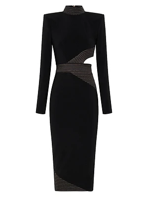 Message To Love Cut-Out Midi-Dress