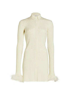 Rib-Knit Minidress
