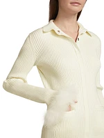 Rib-Knit Minidress