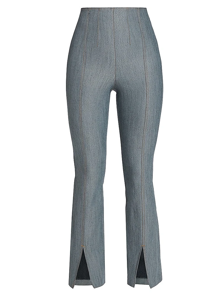 Laurie High-Rise Stretch Flared Crop Jeans