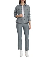Laurie High-Rise Stretch Flared Crop Jeans