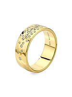 18K Yellow Gold & 0.19 TCW Diamond Stardust Ring