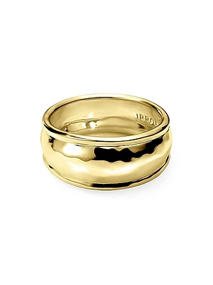 Goddess 18K Yellow Gold Thin Ring