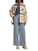 Plaid Fleece Jacket