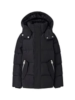 Little Boy's & Hudson Hooded Down Jacket