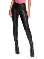 Gigi Stretch Leather Leggings