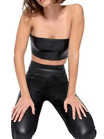 Gigi Stretch Leather Leggings
