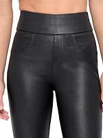 Gigi Stretch Leather Leggings