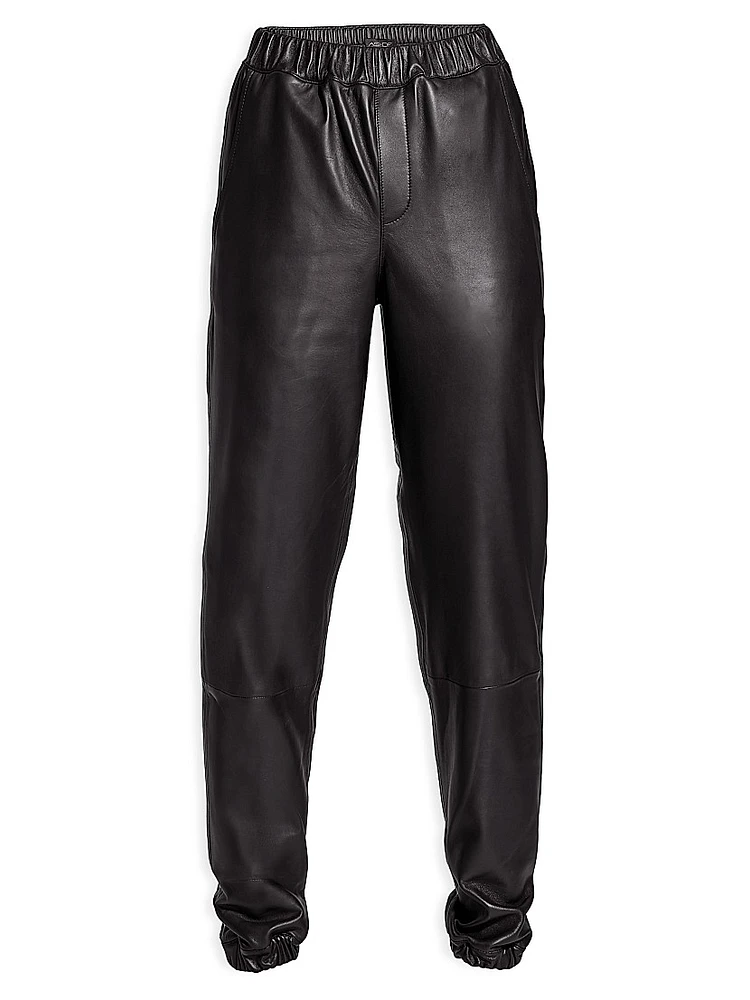 The Upcycled Leather Joggers