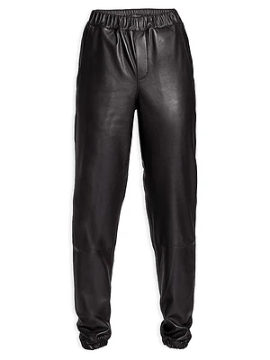 The Upcycled Leather Joggers