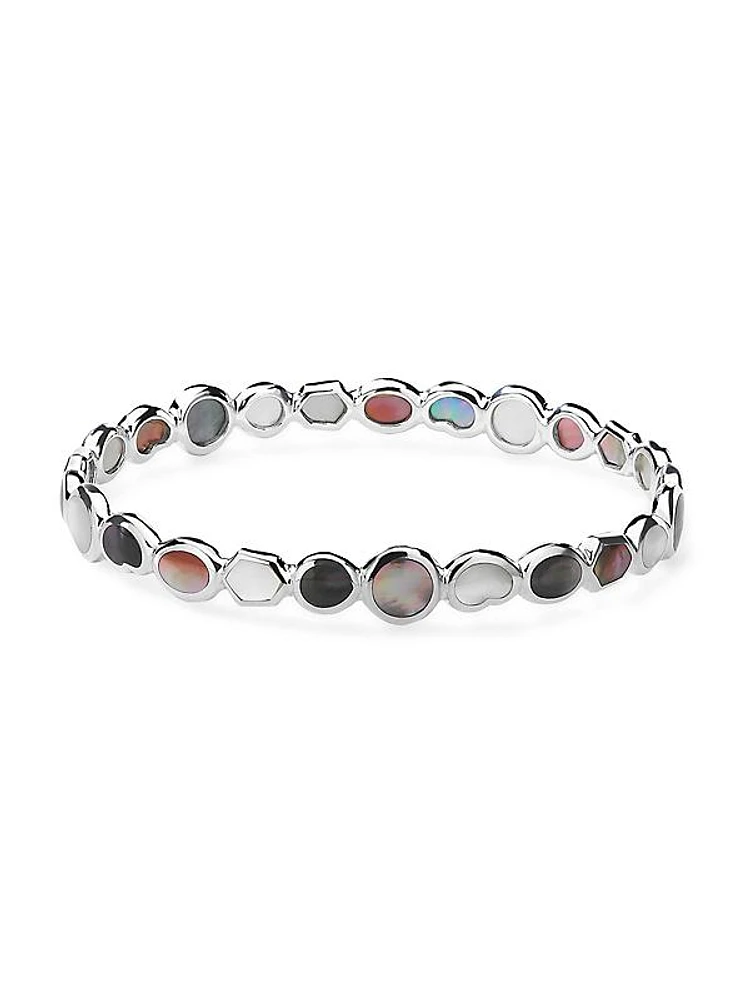 Rock Candy® Sterling Silver & Multi-Stone Bangle