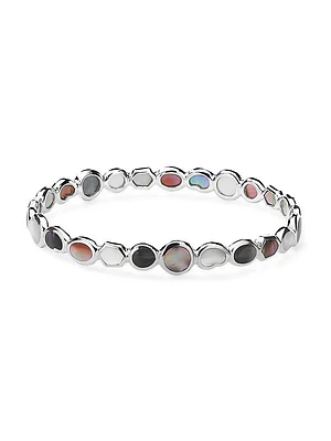 Rock Candy® Sterling Silver & Multi-Stone Bangle