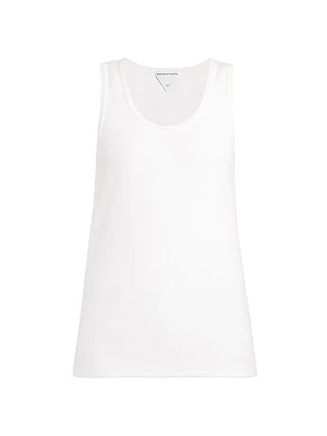 Rib-Knit Oversized Tank Top