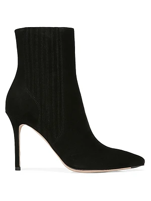 Lisa 95MM Suede Ankle Boots