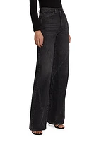 Helix Flip High-Rise Wide-Leg Jeans