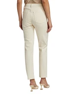 Claudia High-Rise Slim-Leg Jeans