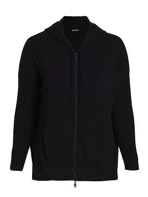 Cashmere Zip-Up Hoodie