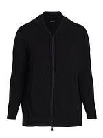 Cashmere Zip-Up Hoodie