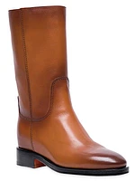 Fleeces Leather Mid-Calf Boots