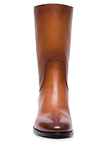 Fleeces Leather Mid-Calf Boots