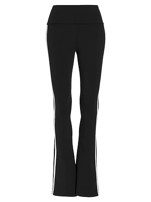 Raquel Double-Stripe Flare Yoga Pants