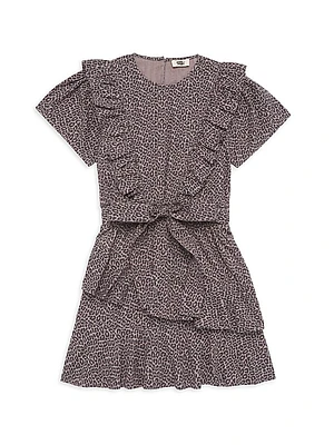 Little Girl's & Girl's Charlotte Ruffle-Trimmed Dress