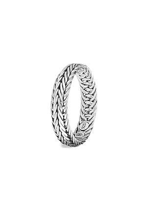 Kami Sterling Silver Chain Ring