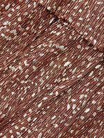 Carry Metallic Foil Ruffled Minidress