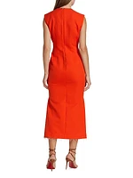 Stop Cotton Midi-Dress