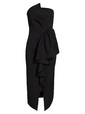 Reception Ruffled Cocktail Dress