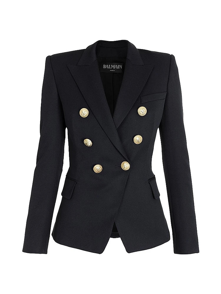 Double-Breasted Wool Jacket