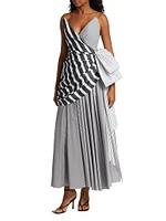 Strapless Draped Gown
