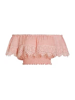 Mykonos Lace Crop Top
