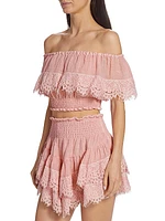 Mykonos Lace Crop Top
