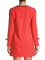 Lily Long-Sleeve Shift Dress