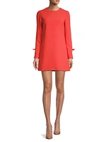 Lily Long-Sleeve Shift Dress