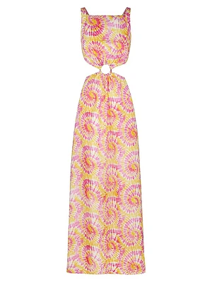 Paros Tie-Dye Maxi Dress