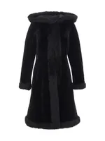 Reversible Shearling Lamb Coat