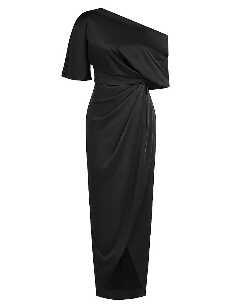 Rayna One-Shoulder Gown