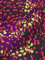 Printed Off-The-Shoulder Midi-Dress