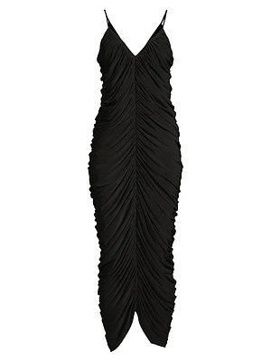 Diana Ruched Slip Gown