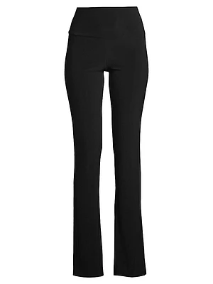 Stretch Boot-Cut Pants