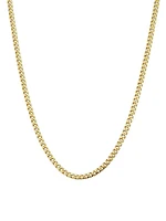 14K Yellow Solid Gold Estate Cuban Necklace