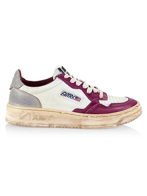 Super Vintage Low-Top Leather Sneakers