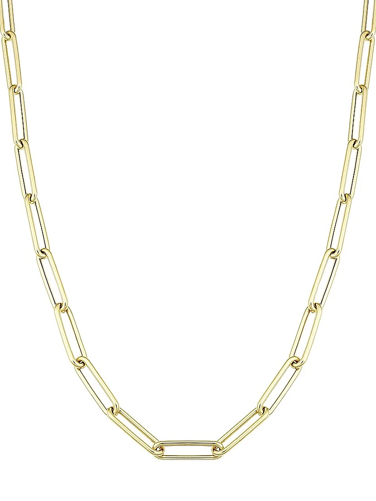 14K Yellow Gold Bond St. Necklace