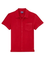 Organic Cotton Terry Button-Up